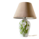 Lampe italienne fleurs d'arum vintage