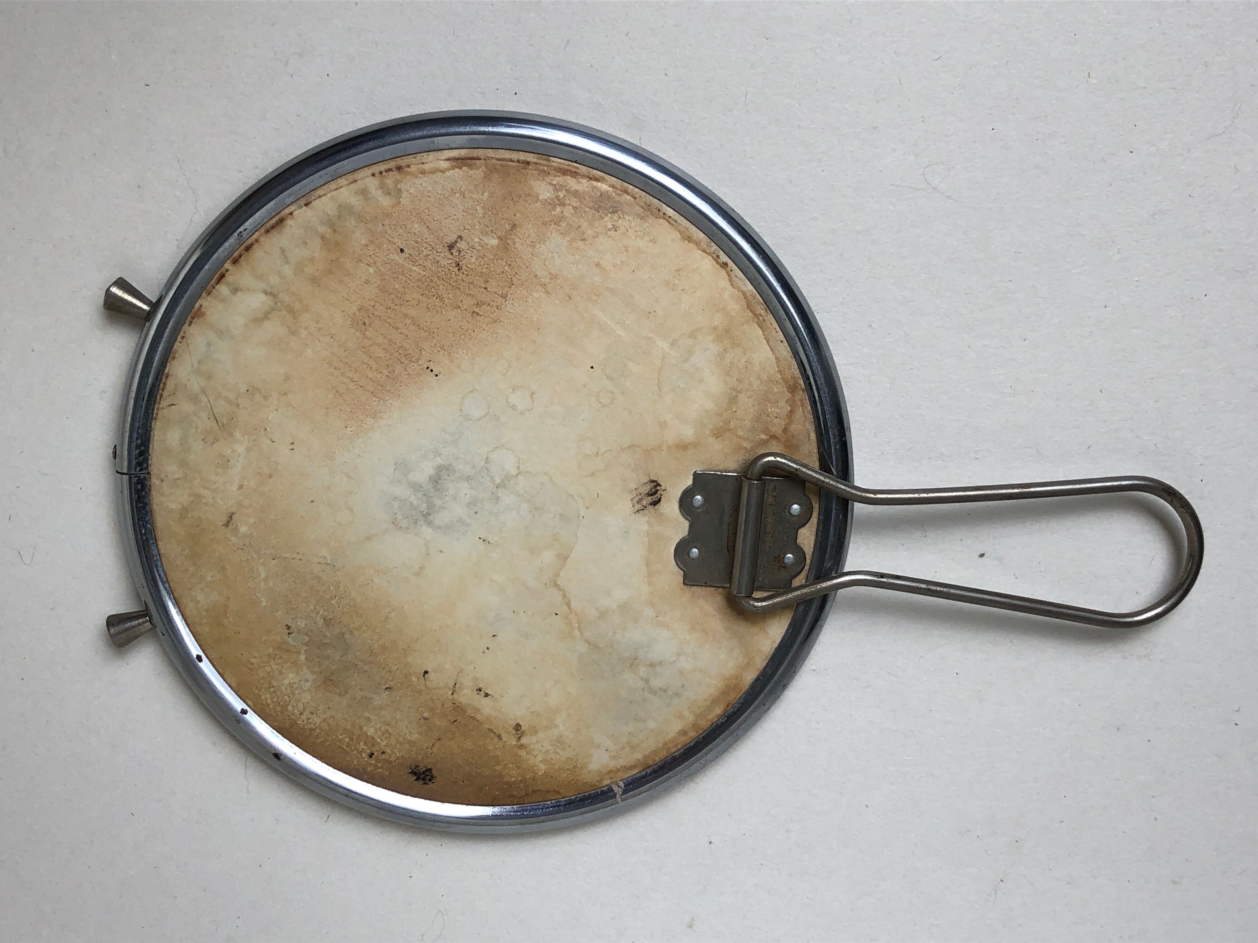 Barber magnifying mirror 18x18cm