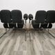 Mid-century restored armchairs
