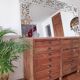 Large old Bistro brasserie mirror at mercury 198x101cm