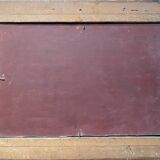 Tableau HSP XIX° Marine "Bord de mer arboré" signé Lucy + cadre