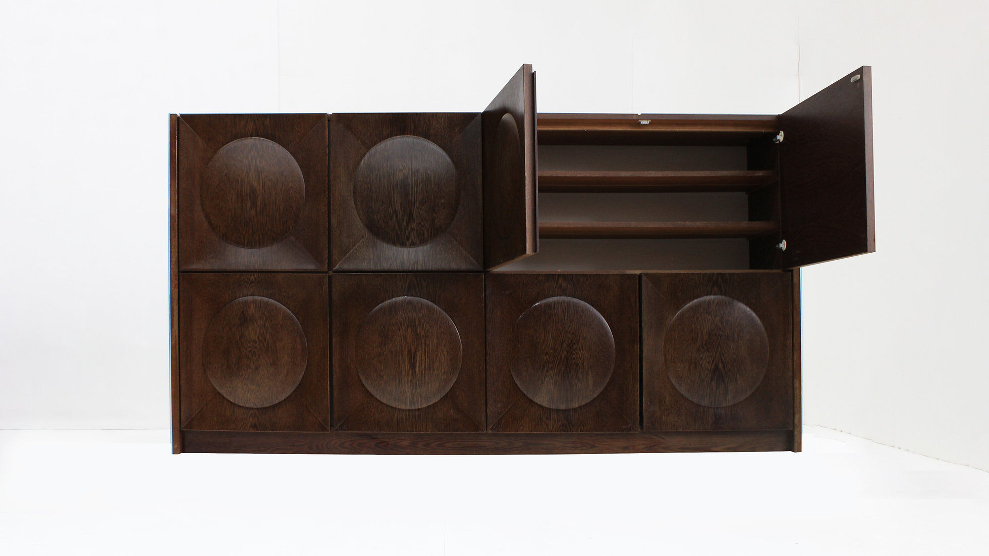 Vintage brutalist sideboard 1970s