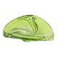 Vintage Green Crystal Bowl Val Saint Lambert 1960s
