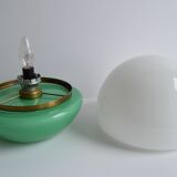 Glass table lamp, by Štěpán Tabera for OPP Jihlava, 1970s.