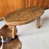 Brutalist tripod coffee table