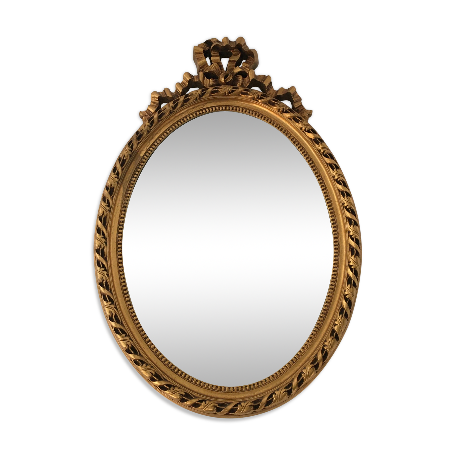 Oval knot mirror 55x35cm