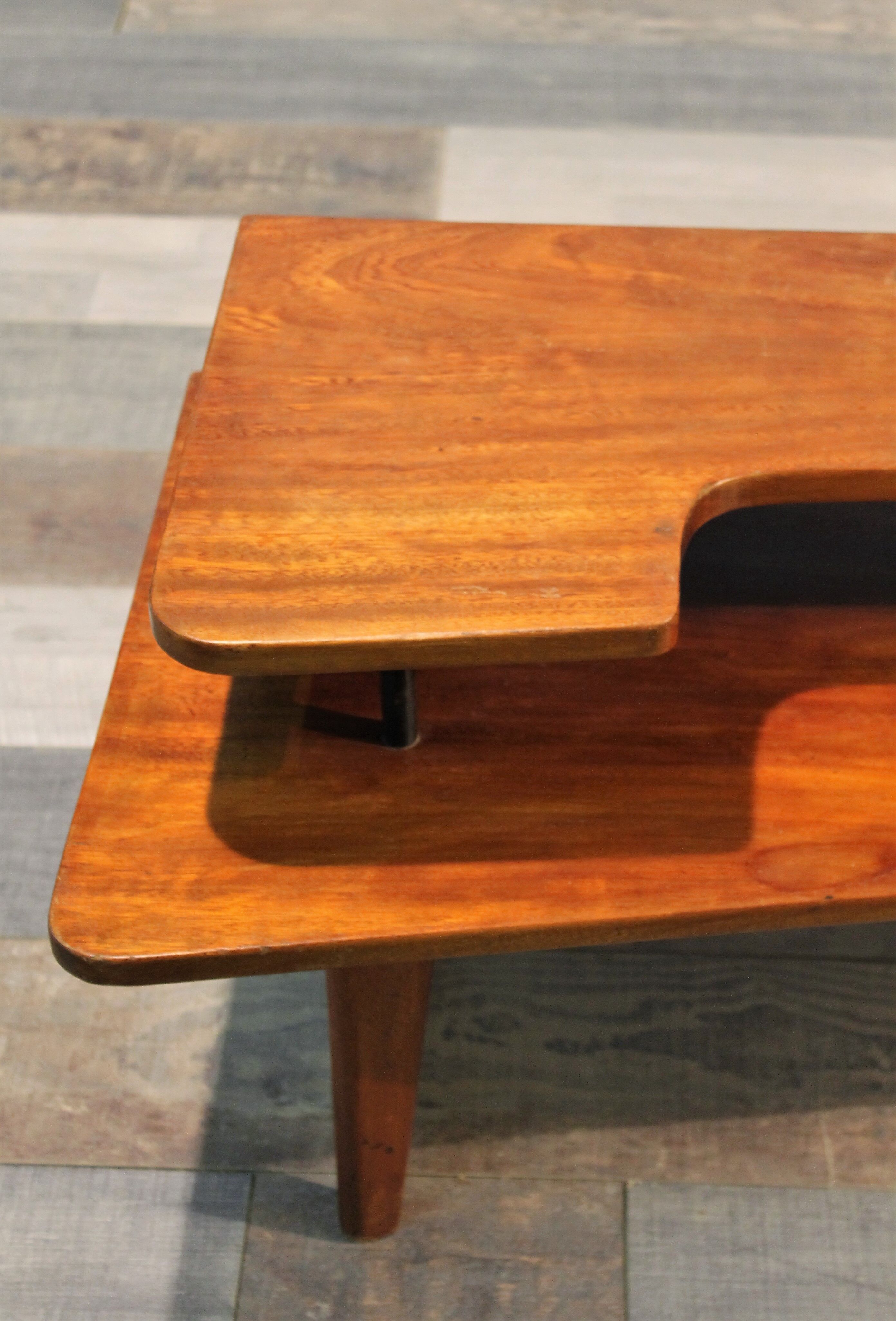 Table low double trays 60 years