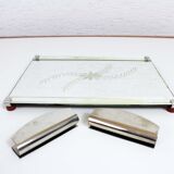Tray mirror vintage removable handles
