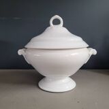 Opaque Lunéville porcelain soup tureen