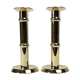Pair of gilded candlesticks, 1960s Denmark