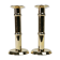 Pair of gilded candlesticks, 1960s Denmark