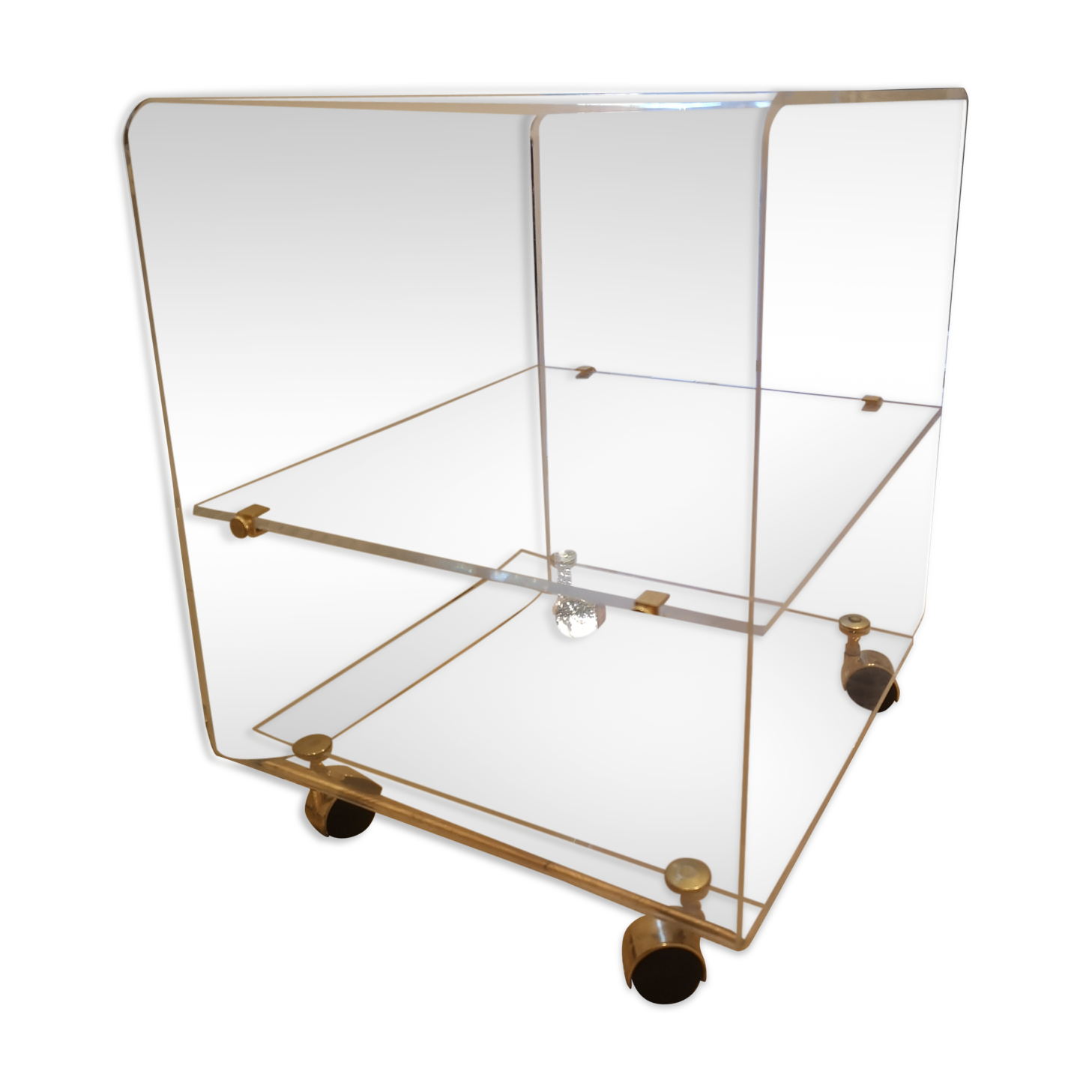 Bedside table or platinum door and vinyls