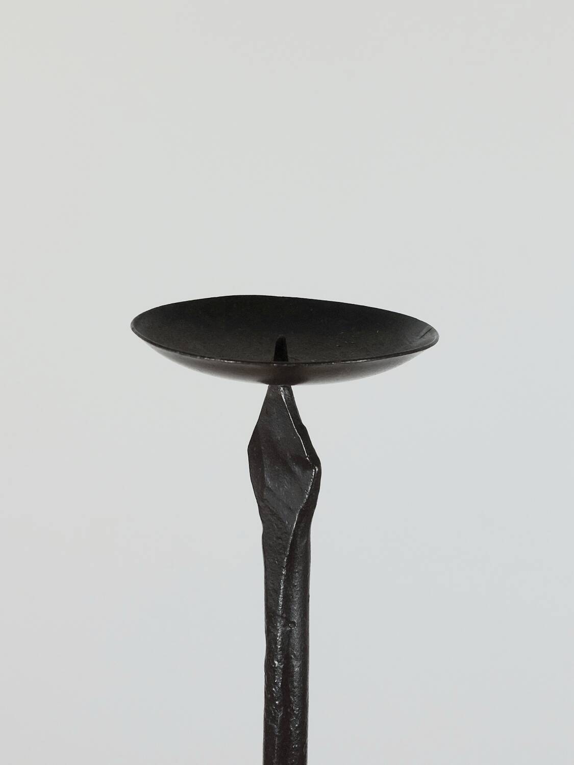 Vintage brutalist candlestick handcrafted with playful decor.