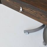 Trau Arredamenti Metallici S.P.A. large desk in rosewood Italy 1960
