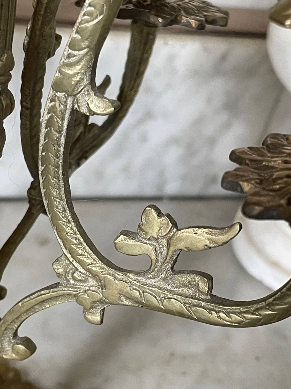 Victorian brass candlestick