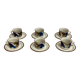 Set of 12 pieces in Scandinavian design from the 1960s.