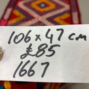 Vintage turkish mini kilim 106x47 cm