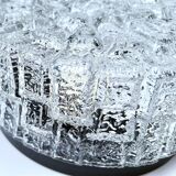 Vintage Brutalist Glass Sconce