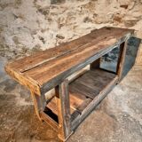Antique oak workbench, circa 1900