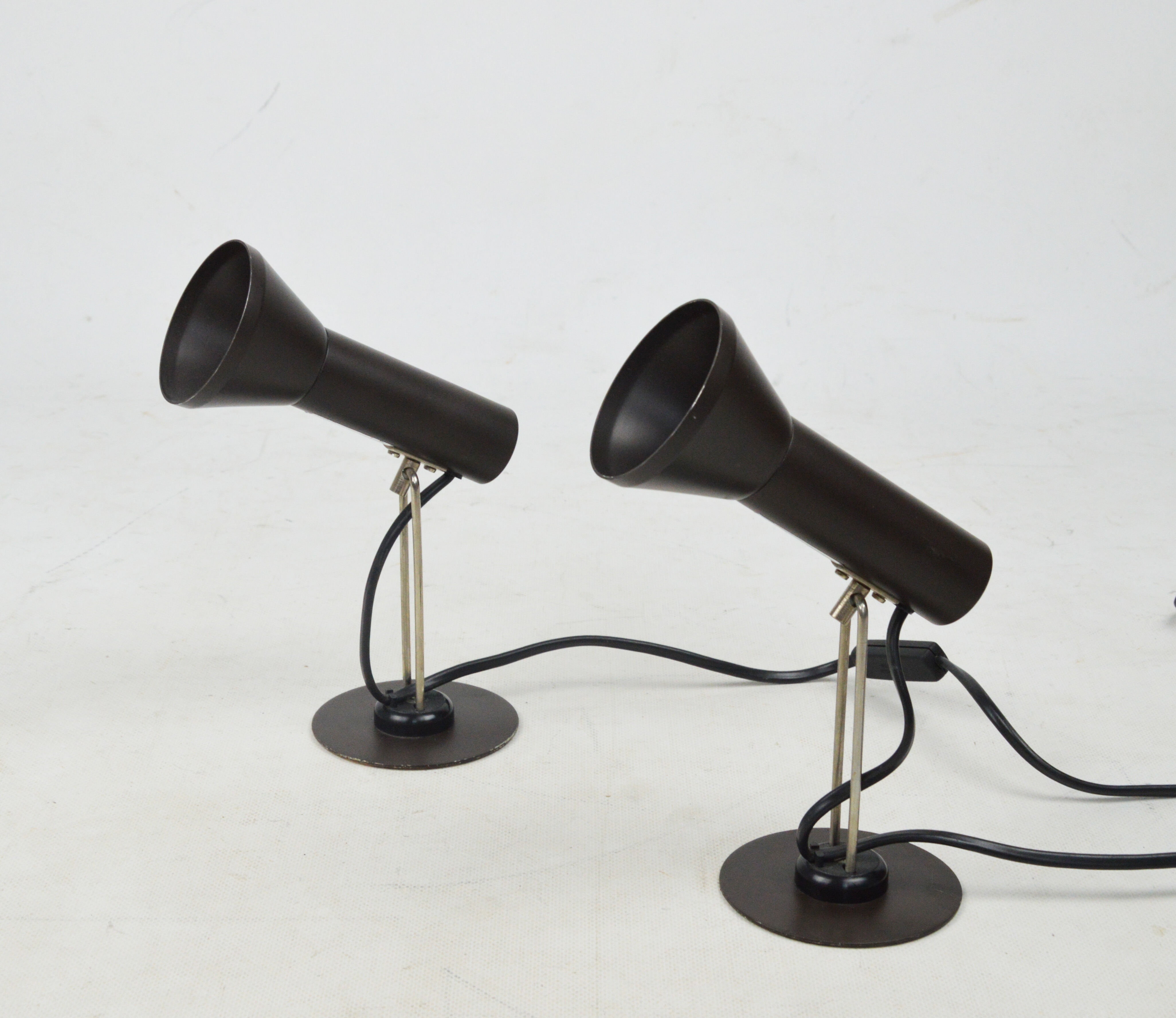Pair of Aka table lamps Germany 1970s