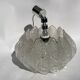 Acrylic ice glass chandelier, Germany 1970s