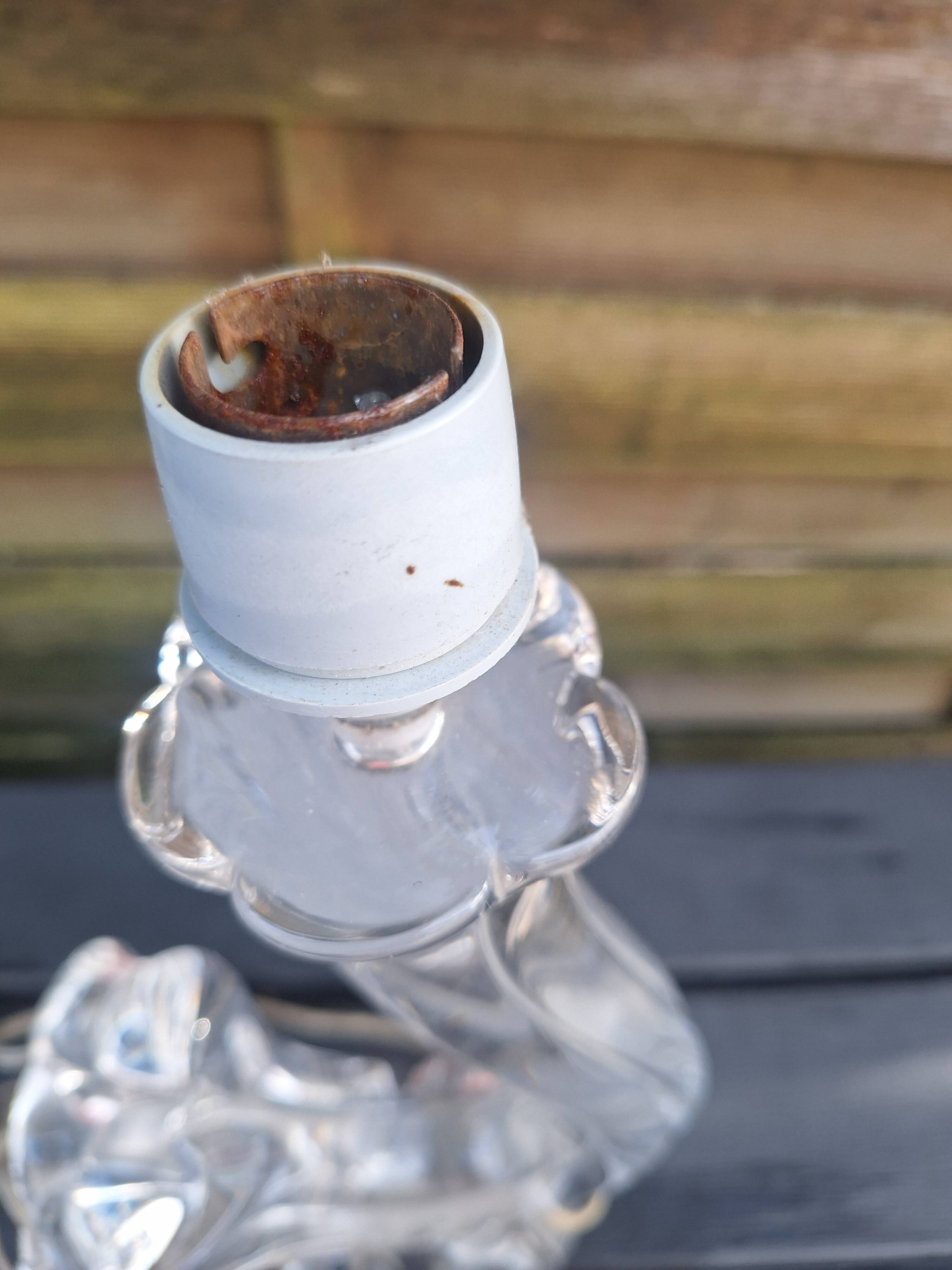 Crystal Lamp Base DAUM