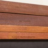 Poul Cadovius teak shelving wall unit with a bureau, Cado 1960s