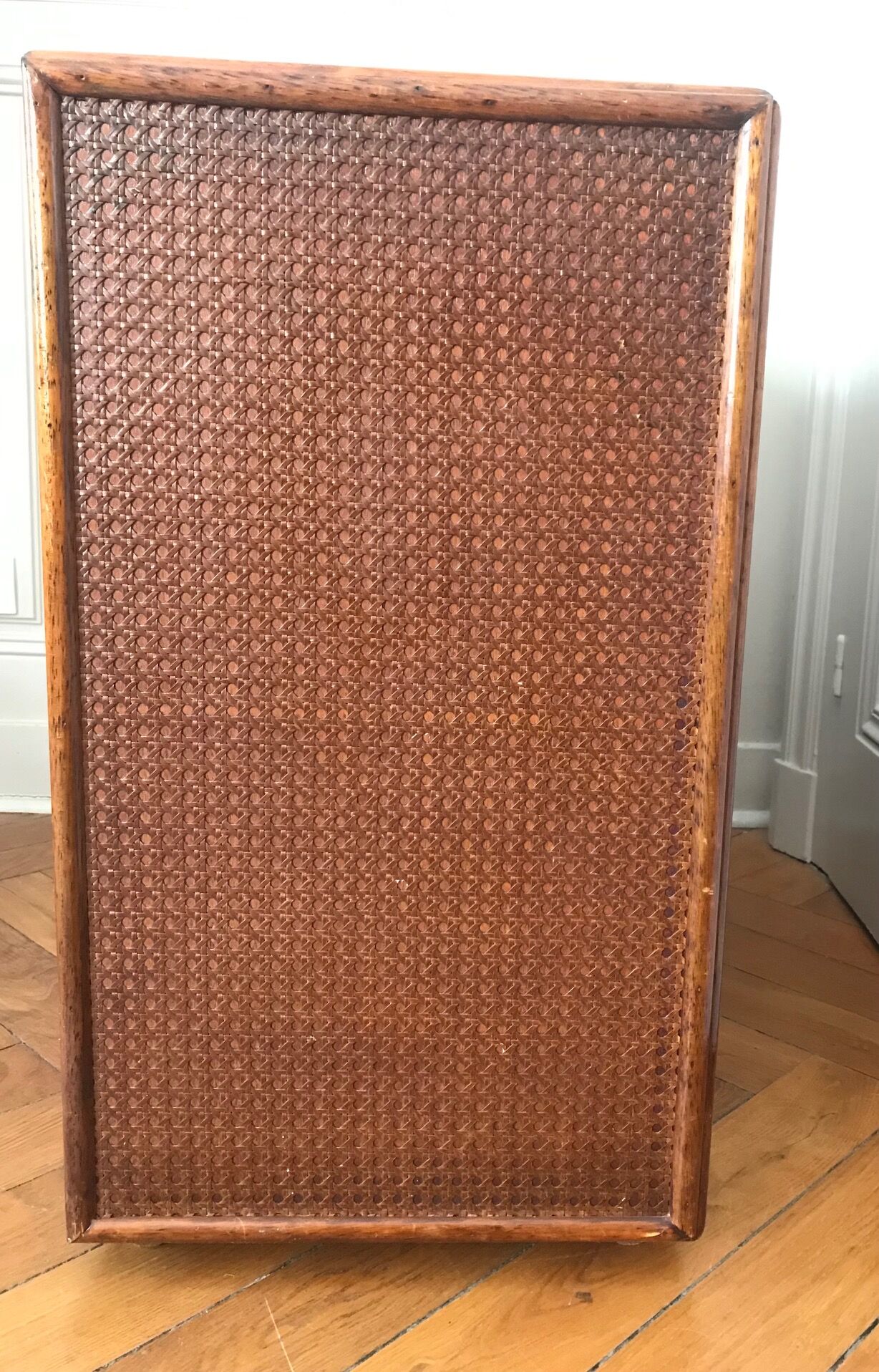 Chest of drawers rattan and caning