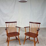 Set of 2 mid century chairs by Billund Stolefabrik