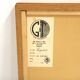 Scandinavian teak mirror "Perfekt", Glas & Trä, Sweden, 1950, 82x42