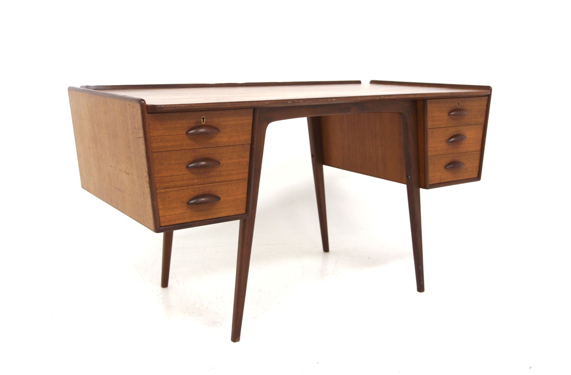 Scandinavian teak desk "PL. Uddebo", Svante Skogh, Sweden, 1960