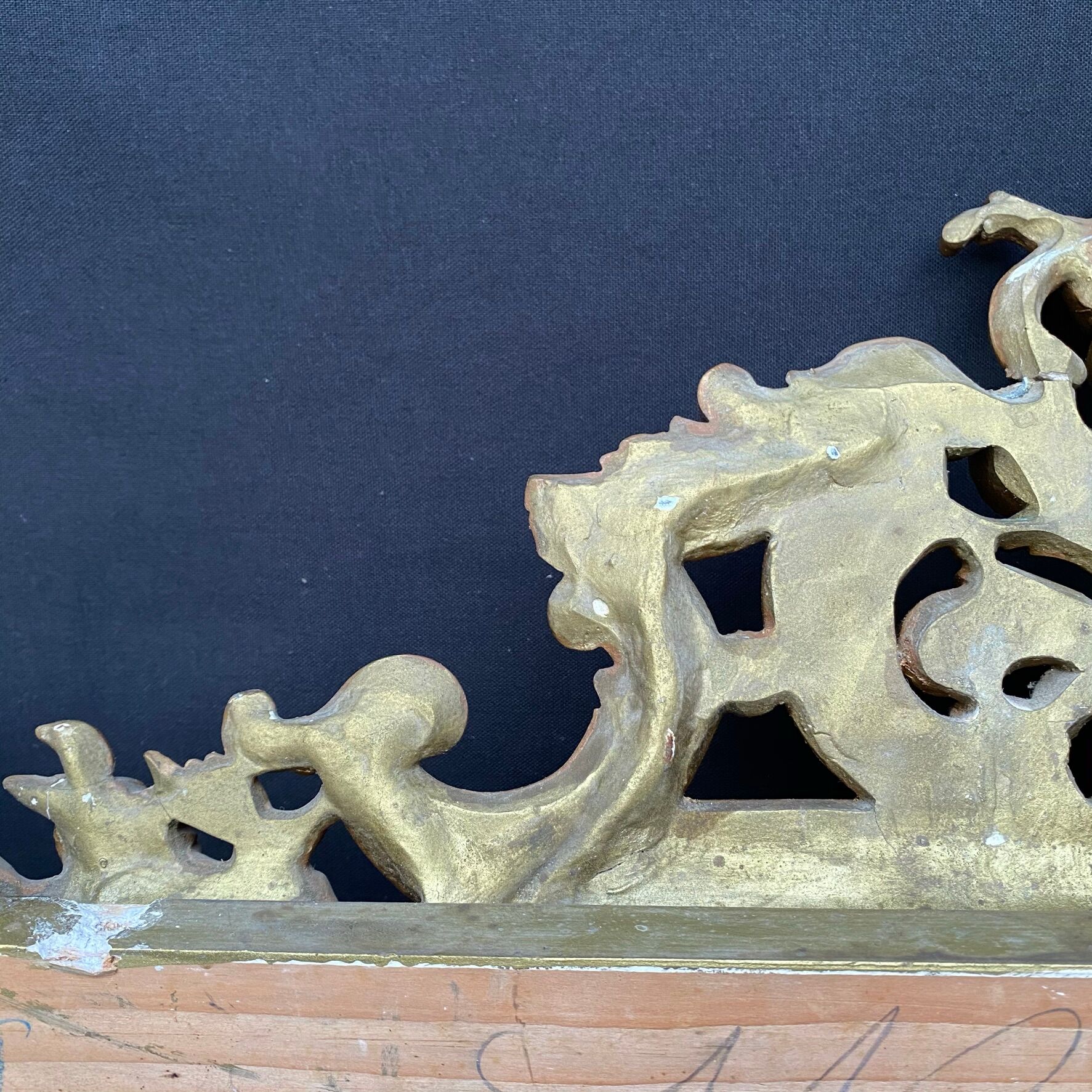 Golden mirror Louis XV 98x156cm