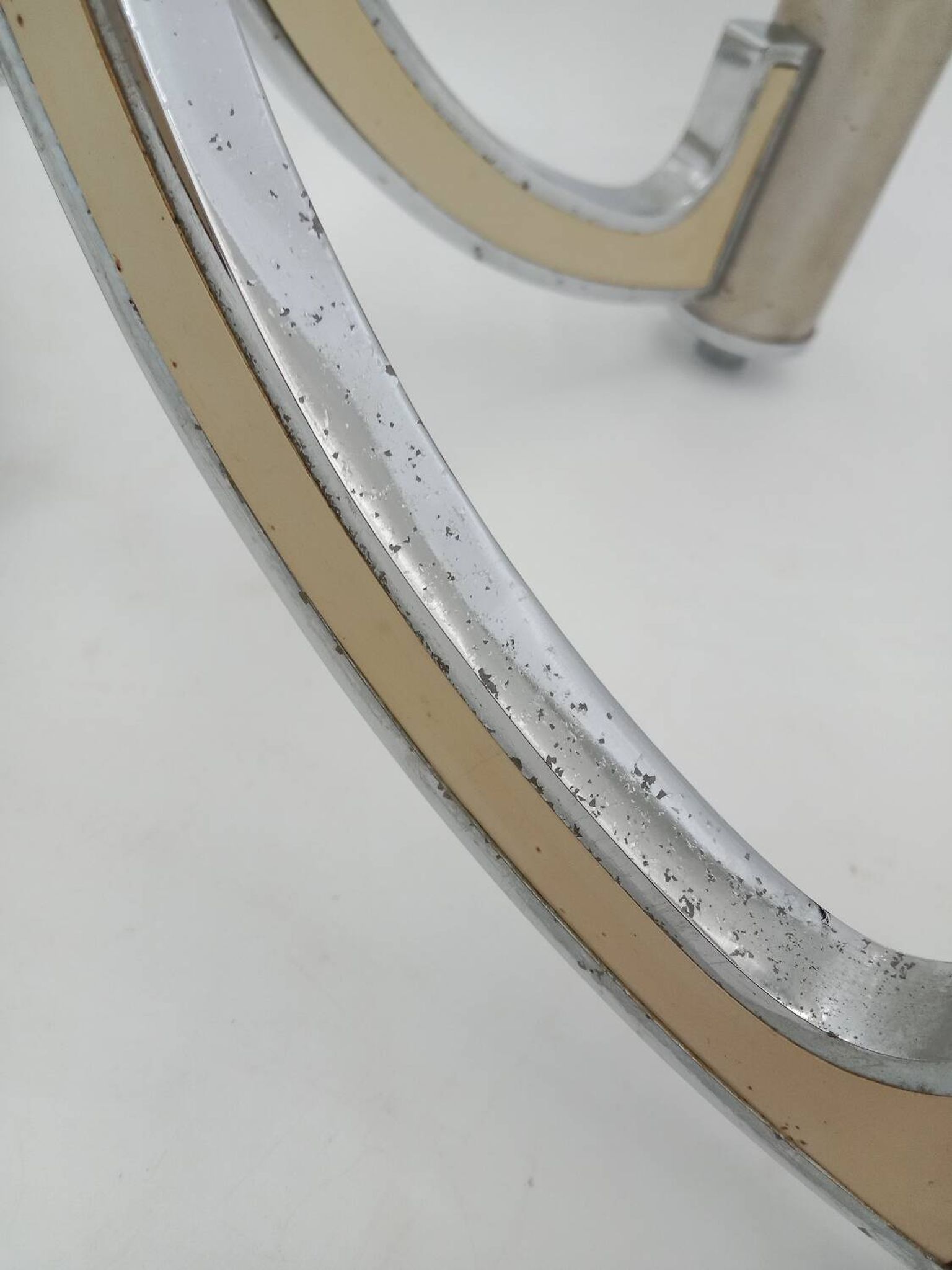Chrome 5-light chandelier