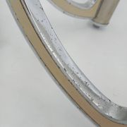 Chrome 5-light chandelier