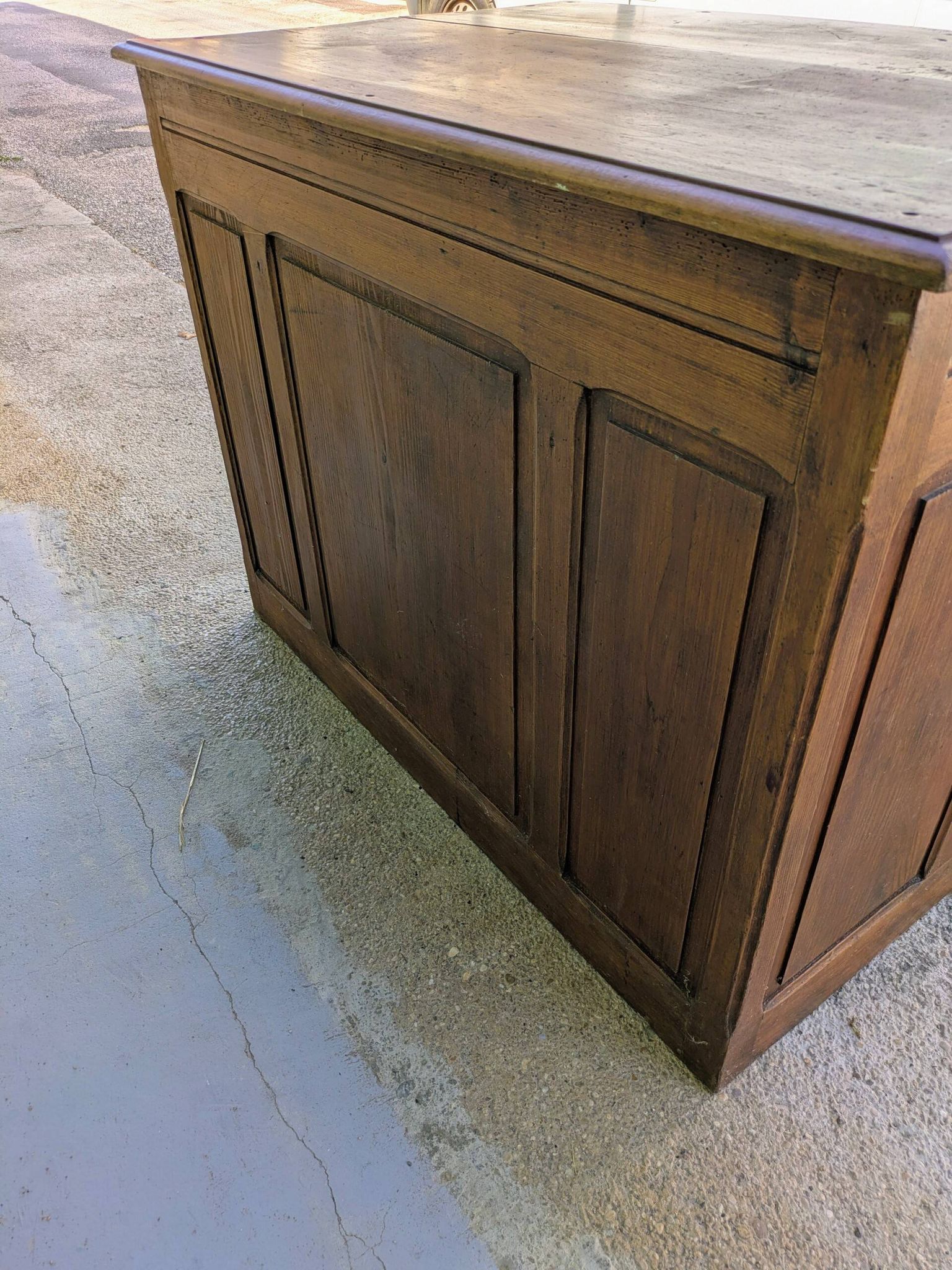 Vintage solid wood desk