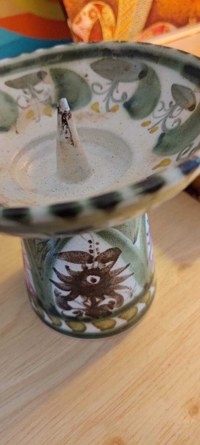 Quimper André l'helguen candle holder