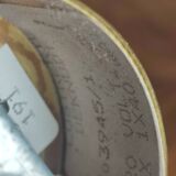 Vintage frosted glass shell wall sconces