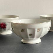 BOWLS Ceramic Pink and Gold VINTAGE