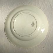 Lot of 6 old flat plates Lunéville model China in earthenware dimension: D-24cm- height -2,5