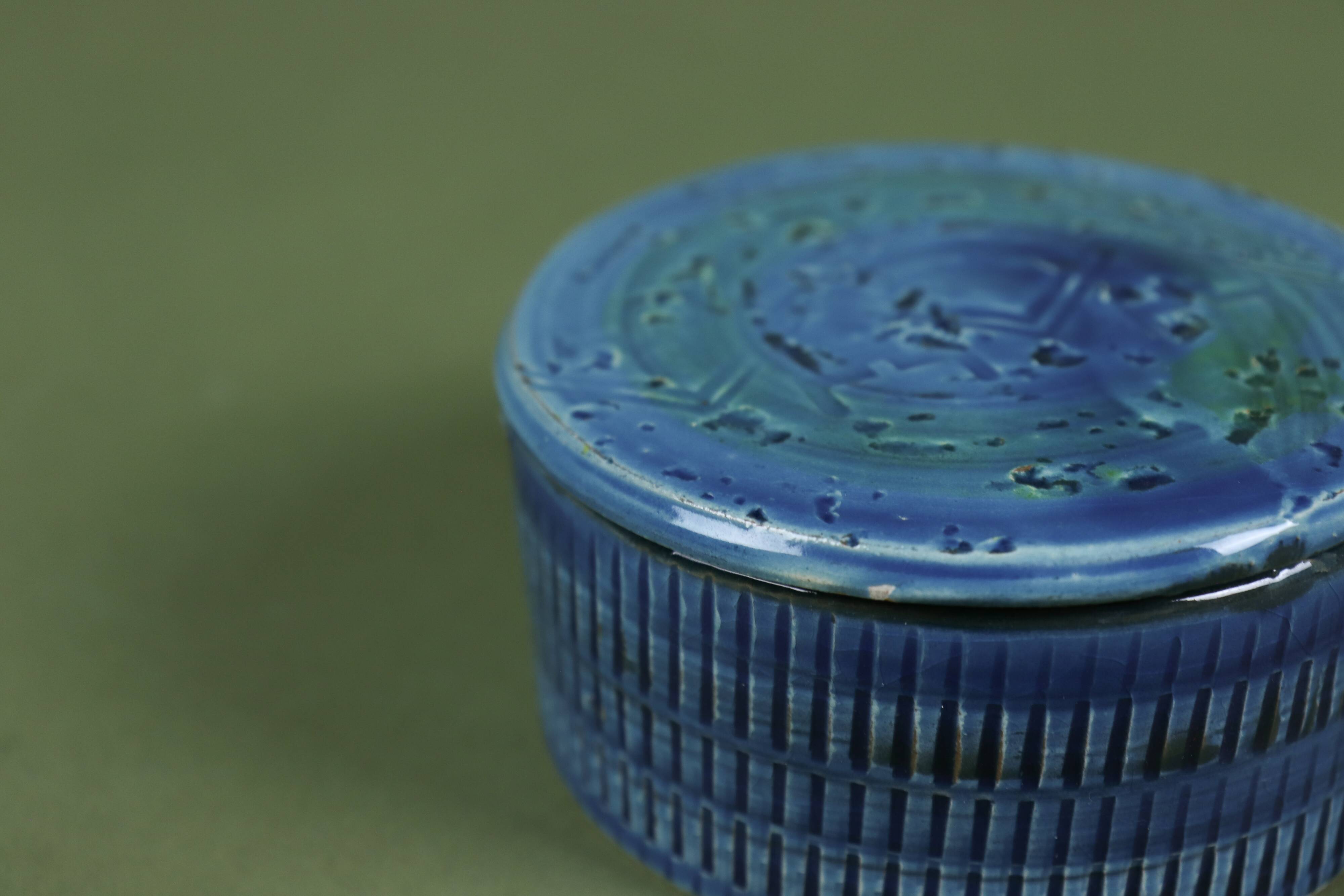 Boîte céramique Aldo Londi Rimini Blue Bitossi