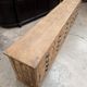 Large workshop furniture transformed into a TV unit.