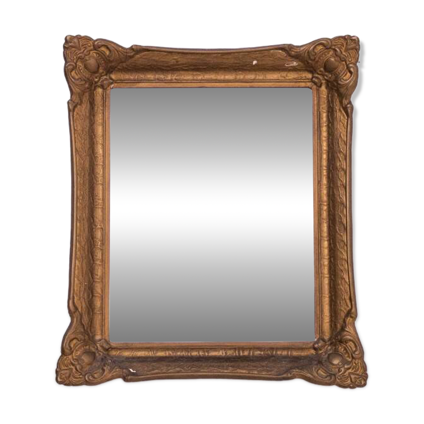 Small French mirror in a gold frame