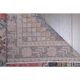 Vintage Turkish Oushak Handmade Wool Cotton Pink Runner 88x273