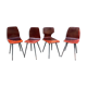 4 vintage Pagholz chairs tapered feet