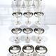 Christofle and Lino Sabattini - 12 Silver-Plated Metal Bowls
