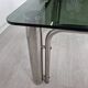 Vintage chrome coffee table