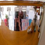 Silver metal wine cooler