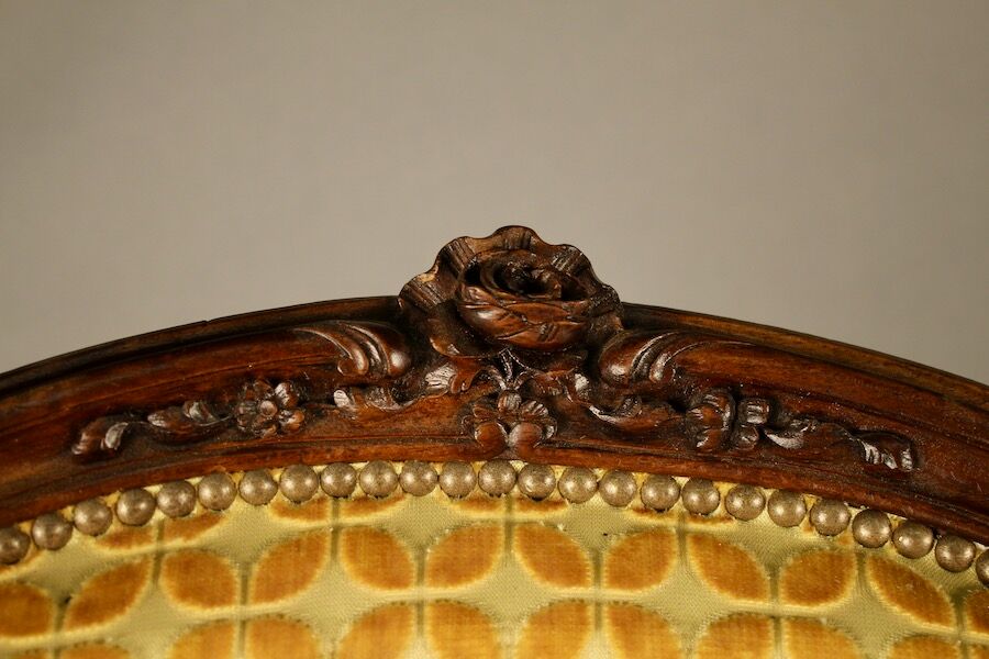 Fauteuil cabriolet de style Louis XV, XlXème
