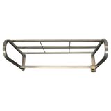 1930s Bauhaus chrome wall-mounted coat rack