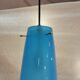 Blue tech lamp, Murano crystal, Vetreria Vistosi, 70's – Italy